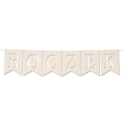 Baner Roczek Ozdoba Dekoracja Pierwsze Urodzinki