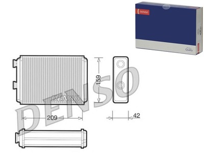 Отопитель 209x159x42 fiat doblo idea punto lan фото №1