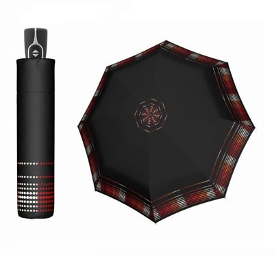 Doppler parasol automatyczny, składany, z pokrowcem wielokolorowy