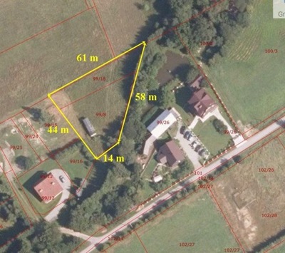 Działka, Wysowa-Zdrój, 1700 m²