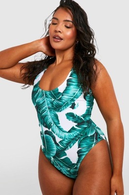 BOOHOO KOSTIUM KĄPIELOWY TROPICAL PRINT X92 XXJ__48