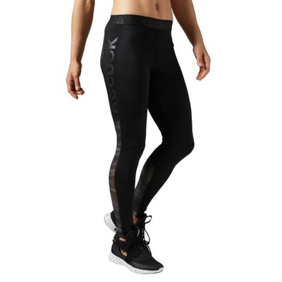 Legginsy sportowe Reebok getry treningowe fitness