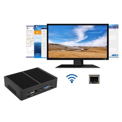 Dla Intel Core i5 4200U dla Win 7 Mini PC komputer przemysłowy 8G RAM DY