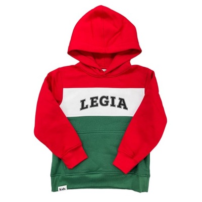 Bluza Dziecięca Legia Warszawa Hoodie- barwy roz. 134