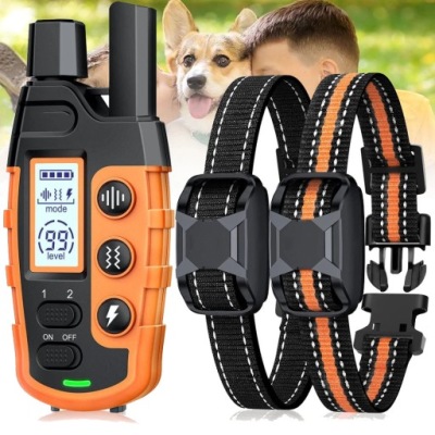 OBROŻA ELEKTRYCZNA DLA PSA TRENINGOWA TRESER OBROŻA DO TRENINGU LED 1000M