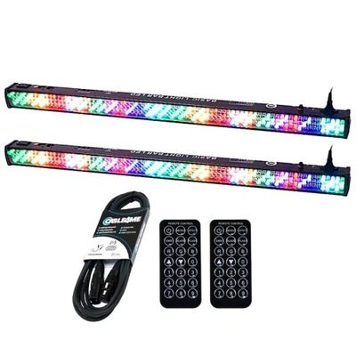 ZESTAW 2X LISTWA BELKA OŚWIETLENIOWA LIGHT4ME BASIC LIGHT BAR LED 16 RGB IR