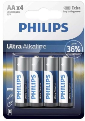 Акумулятор aa ultra alkaline lr6 blister 4s фото №1