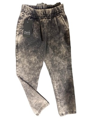 Spodnie jeansowe szare MASH MNIE r. 104/110