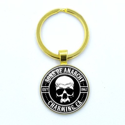 SONS OF ANARCHY LOGOTIPO KEY CHAIN KEY RING FREEDOM SYMBOL PENDANT АНАРХИЯ  