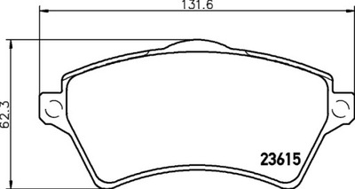 КОЛОДКИ ТОРМОЗНЫЕ HELLA PAGID LR021899 SFP000010 SF