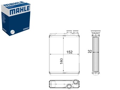 CALENTADOR DS DS 3 CITROEN C3 II C4 CACTUS DS3 1.0-1.6D 09.09- MAHLE  