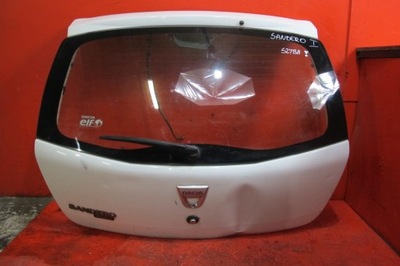 Dacia sandero 1 i 08-12 стекло крышка багажника багажника задняя задняя 2010 rok фото №1