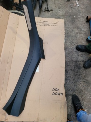 Молдинг поріг лівий задня audi a8 d4 4h0864607f 6ps фото №1