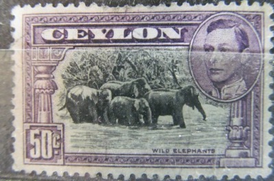 Cejlon kolonia brytyjska stary znaczek (9/30