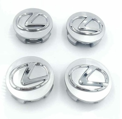 4 PIEZAS TAPACUBOS DEKLE KAPSLE PARA ALUFELG LEXUS 62MM  