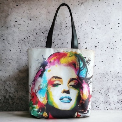 Torebka z Marilyn Monroe hand-made shopper bag