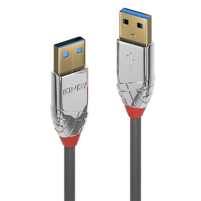 Lindy 36626 Kabel USB 3.0 / 3.1 A-A Cromo Line -1m