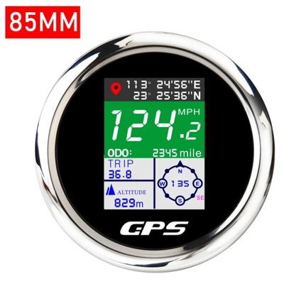 Digital GPS Speedometer 52mm/85mm TFT Screen With Adjustable Mph Kno~75302