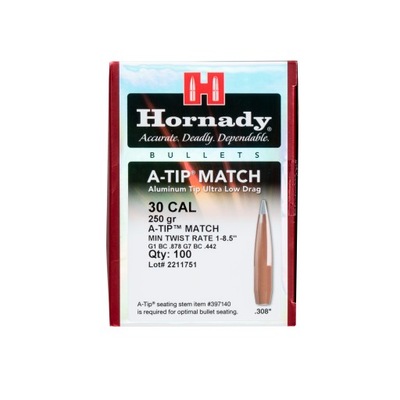 Pocisk Hornady 30 kal. 308 A-Tip 250 gr 100 szt.