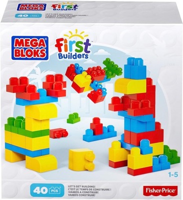 Mega Bloks First Builders 40 el. DCJ17