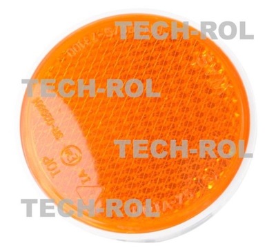 REFLECTEUR ROND ORANGE FI-75MM PRZYKRECANY VIS 1 X M6 27 WAS - milautoparts.fr