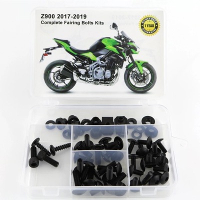 PARA KAWASAKI Z900 2017 2018 2019 MOTOCICLETA PELNA FAIRING TORNILLOS JUEGO JUEGO  