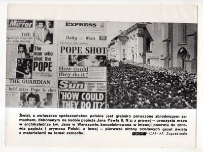 JAN PAWEŁ II - Zamach - 1981