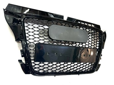 Решётка радиатора решётка радиатора audi a3 8p lift 2008-2012 образец rs3 plaster соты фото №1