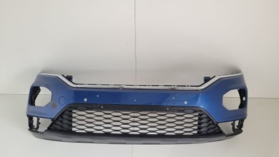 Бампер передній vw t-roc хром 2017 2018 2019 2020 2021 фото №1