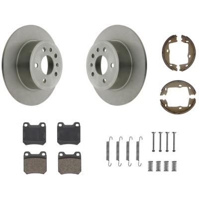 DISCS PADS BRAKE SHOES REAR + SET MONT OPEL OMEGA - milautoparts-fr.ukrlive.com