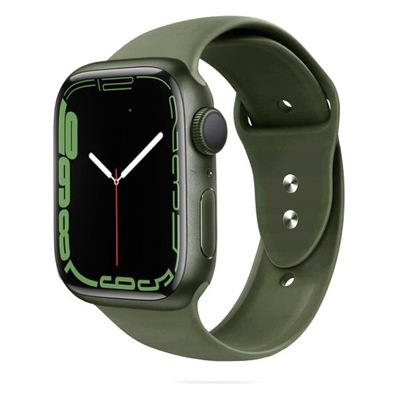 Pasek opaska sportowa do Apple Watch (42/44mm) WOJSKOWA ZIELEŃ - NIE UCZULA