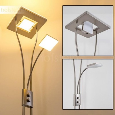 Lampa podłogowa stojąca LED do czytania ściemniacz