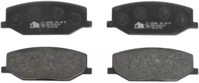 Ate 13.0460-5966.2 набор тормозных колодок тормозных, тормоза дисковые фото №1