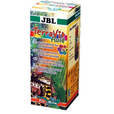 JBL TerraVit fluid - pokarm uzupełniający z witaminami dla gadów