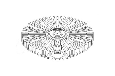 Topran сцепление вентилятора радиатора mercedes spr фото №1