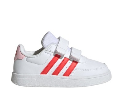 Buty dziecięce adidas Breaknet 2.0 CF białe na rzepy HP8974 22