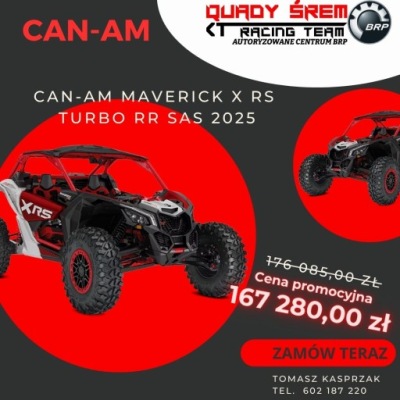 Can-Am Maverick X RS Turbo RR SAS 2025 PROMOCJA!