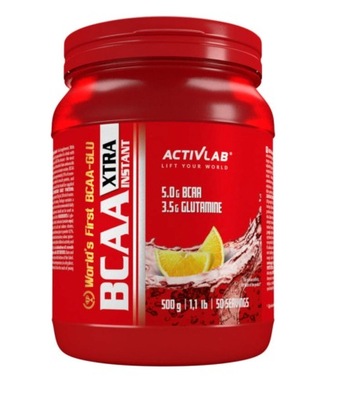 ActivLab BCAA X-tra o smaku pomarańczowym 500g Aminokwasy Leucyna Glutamina