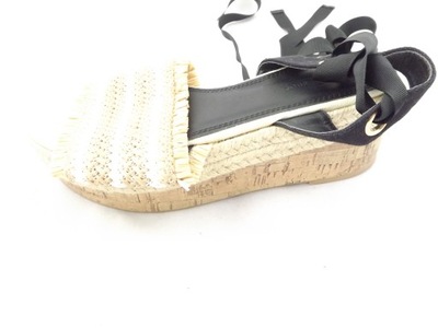 ASOS sandały espadryle na platformie 25,5 cm