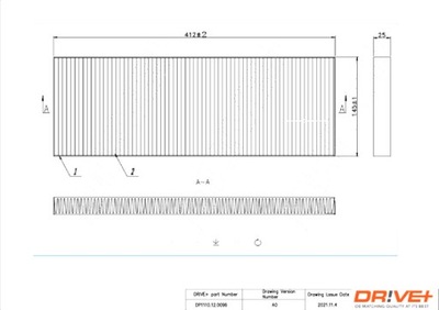 DRIVE+ FILTRAS KABINOS OPEL VECTRA B 95-00 STANDA RD 