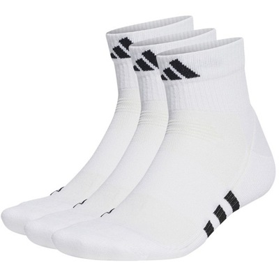 Ponožky adidas Performance Cush Mid 3PP HT3450 biela 40-42