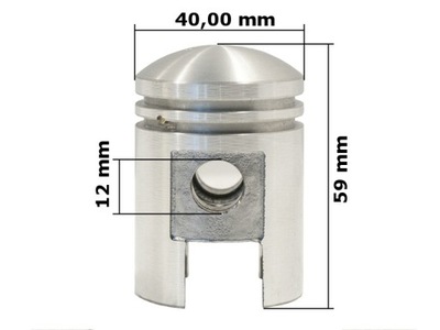 PISTÓN ROMET KOMAR NOMINAL 40,00MM  