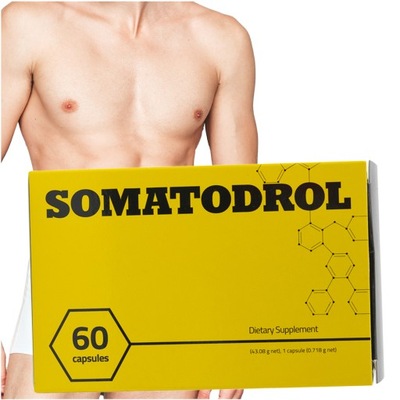 Somatodrol BOOSTER testosteronu PRZYROST SIŁY i masy mięśniowej 60 kaps