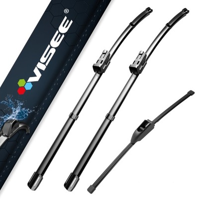 WIPER BLADES VISEE FRONT + REAR FOR ALFA ROMEO STELVIO (949) 01.2017-  