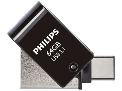 Pendrive Philips FM64DC152B 64 GB USB 3.1 typ C czarny