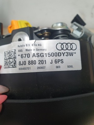 AIRBAG ПОДУШКА ВОДИТЕЛЯ AUDI OE 8J0880201J