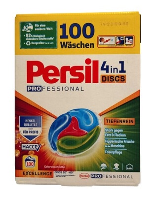 Persil Professional Discs kapsułki do prania tkanin kolorowych kolor 100szt