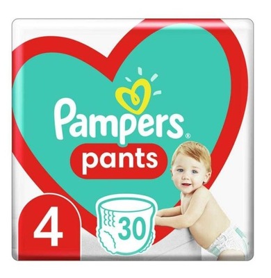 PIELUCHY PAMPERS PANTS 4 30 SZTUK 9-15KG