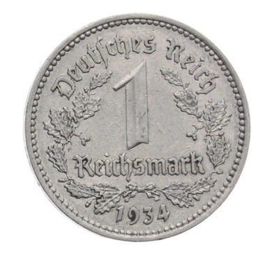 [M7654] Niemcy 1 reichsmark 1934 A