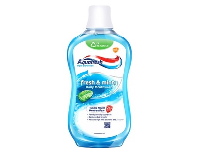 Płyn do jamy ustnej AQUAFRESH Fresh Minity 500 ml